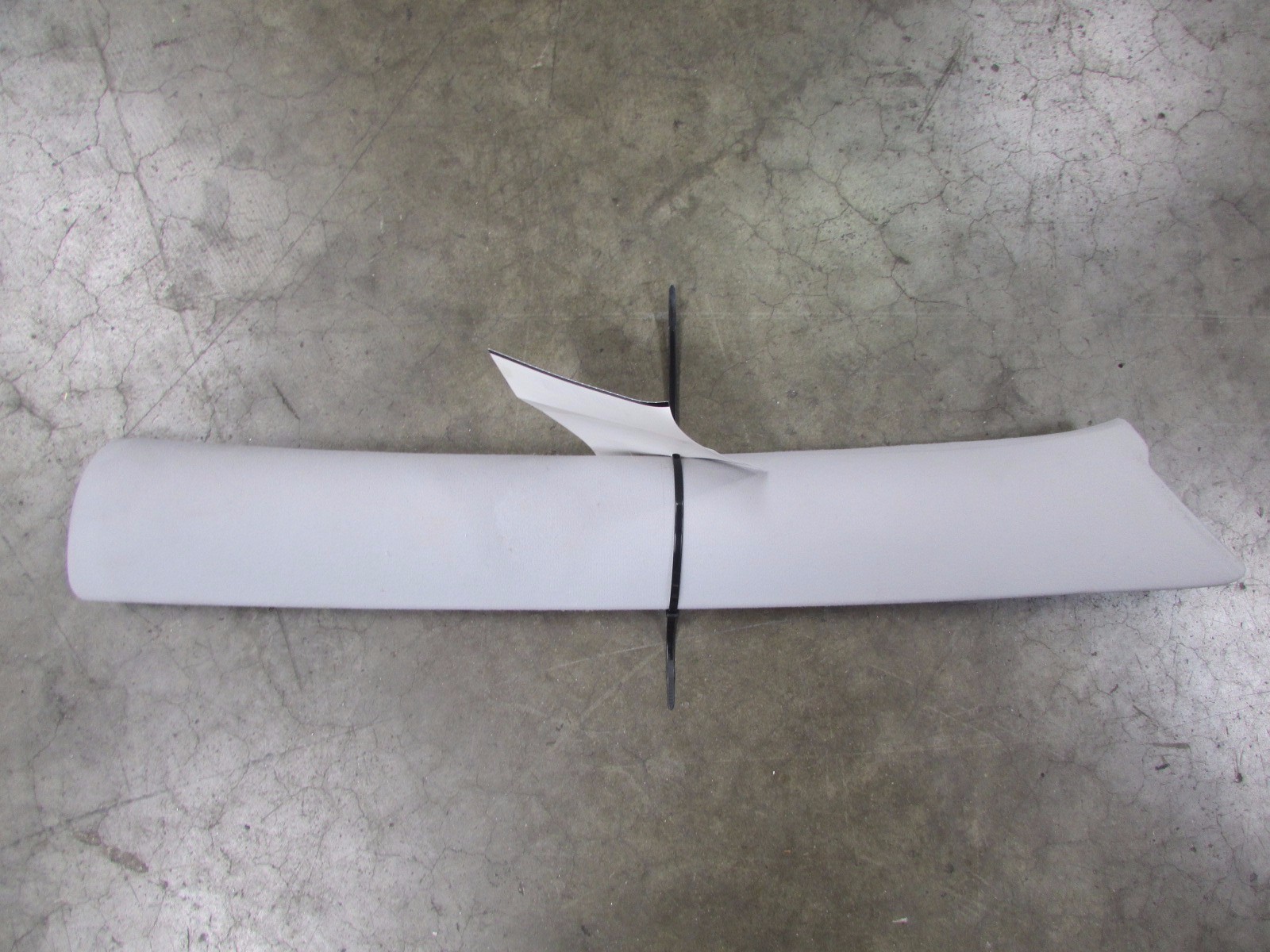 Maserati Quattroporte, RH Right A-Pillar Grey Interior Trim, Used, P/N 981353003