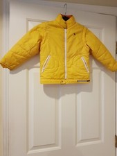 Tommy Hilfiger Girls Windbreaker Jacket Size 4 Yellow