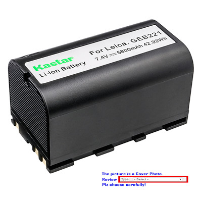 Kastar Replacement Battery for Leica GEB221 Survey Equipment Total