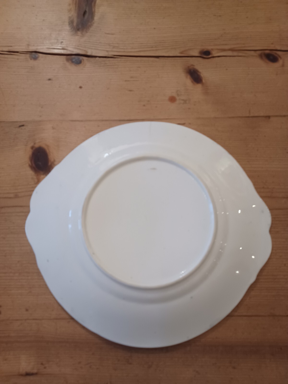 A Pair of Charming Vintage Blue and White Willow Pattern Cake Plates eBay