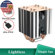 6 Heat Pipe CPU Cooler 4Pin PWM PC Quiet Air Cooler Fan for Intel LGA 1366 1700