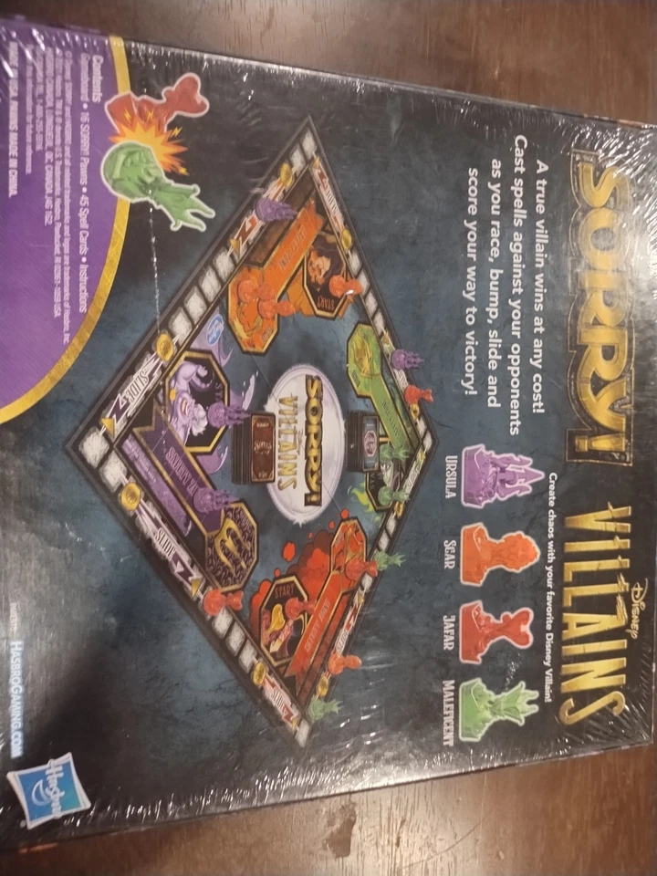 Hasbro Gaming, Sorry Disney Villains. ¡Nuevo, SELLADO! Foto 3 de 4