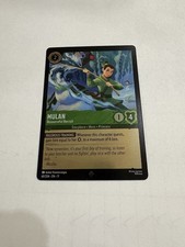 Disney Lorcana Winterspell Mulan Resourceful Recruit 69/204 Super Rare NM FOIL