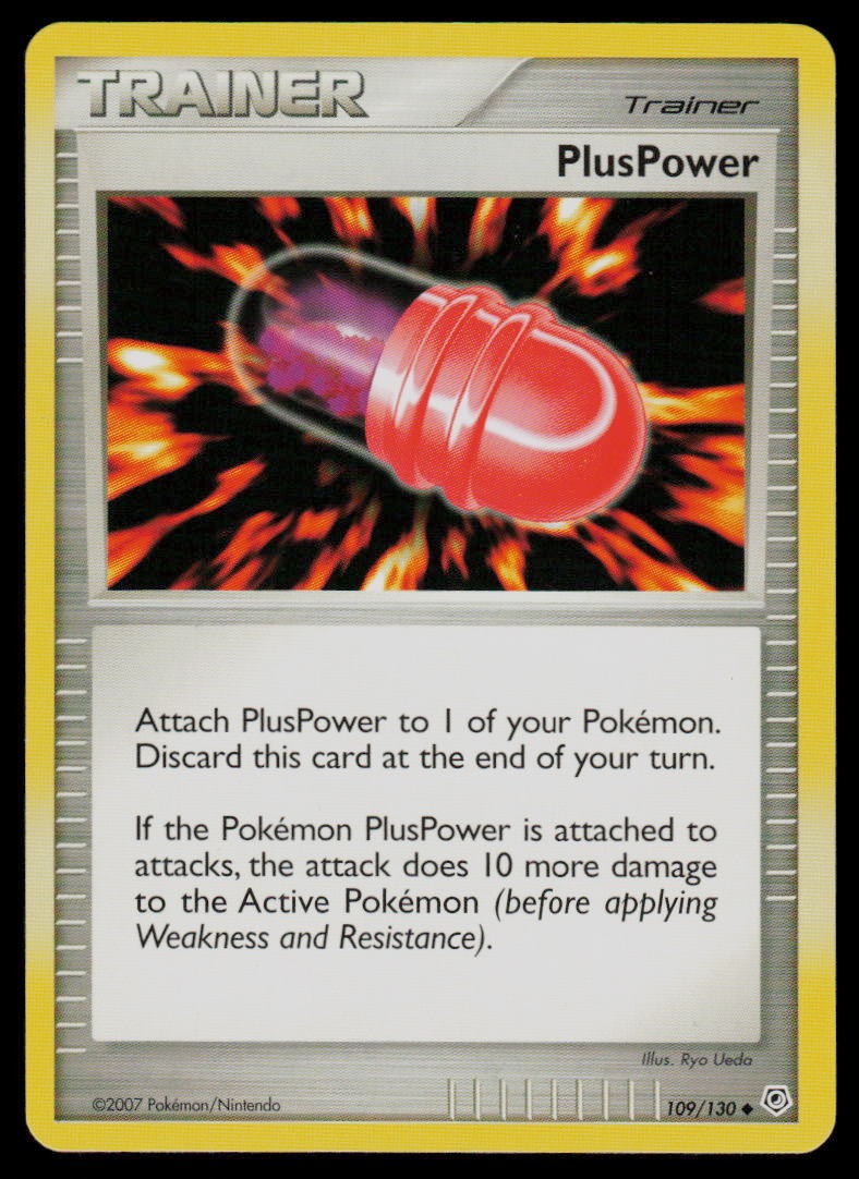 PlusPower #109/130 Diamond and Pearl Uncommon Pokemon TCG NM