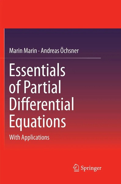 Essentials Of Partial Differential Equations With Applications Marin (U. A.) Xi-image