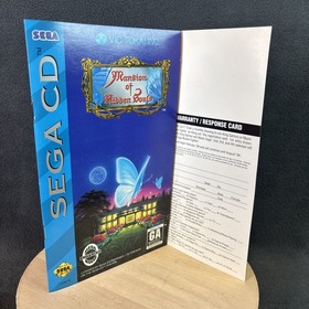 SEGA CD - Mansion of Hidden Souls - Complete/CIB w/ Reg Card - Refurbished, VG