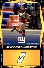2025 Uno Elite Alternate - Yellow  Bryce Ford-Wheaton New York Giants #055