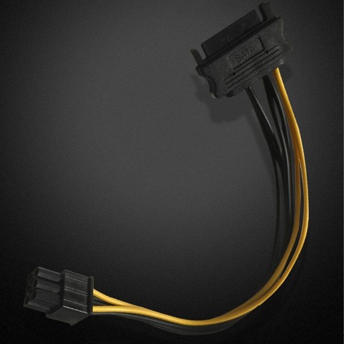 Sata15pin to 8Pin Male Connectors Cable for GPU Power Supply Cable 7.87in - Photo 6/10