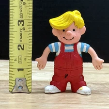 Vintage Dennis the Menace PVC Bendy Action Figure 1997 HKE Inc. 3.5" Tall