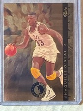 1993 Classic Images -nice sharp corners Sudden Impact Shaquille O'Neal #SI 9