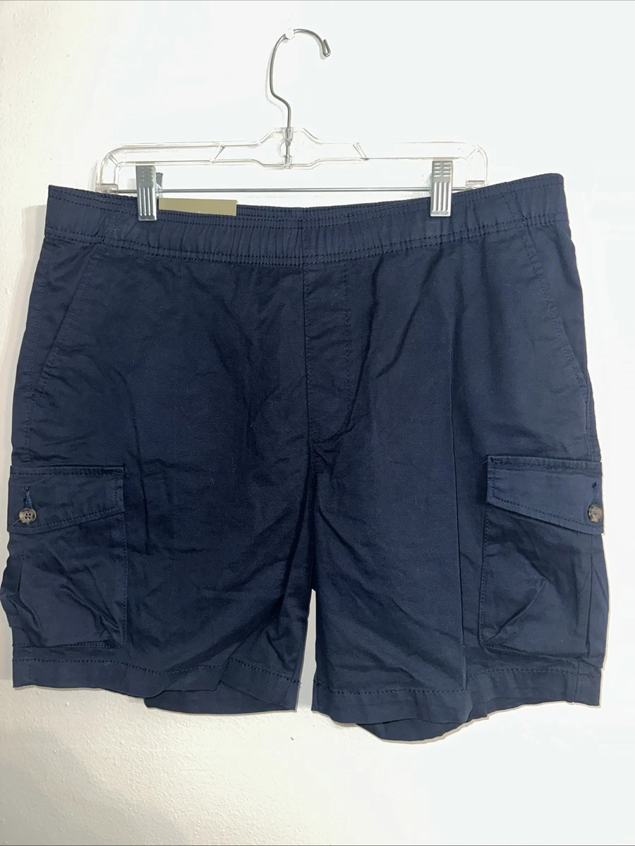Pantaloncini Uomo Goodfellow & Co Taglie 28-42 Blu Navy Vita Slim - 9 Inseam - Nuovi Con Etichetta