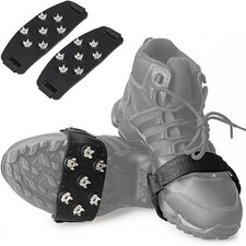 Ice Cleats for Shoes and Boots Traction Ice Shoes Grippers Anti-Skid 7 Point