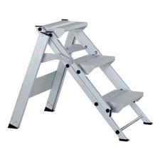 Zarges Sicherheitstreppe Plazastep P 3 Stufen Klapptreppe Arbeitspodest Tritt