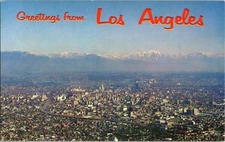 Los Angeles California CA : PANORAMIC SCENE d/24 BF2304