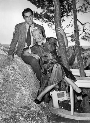 Ginger Rogers Her Husband The French Actor Jacques Bergerac At She- Old Photo