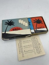 Vintage Bali 2 Deck Word Card Game 1954 Complete Set