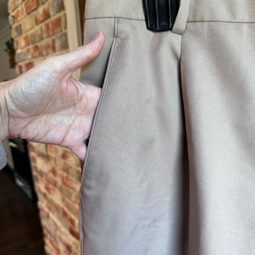 Nike Golf Shorts Mens 34 Khaki Tan Pleated Fit Dry Performance Athletic Active - 第 9/9 張圖片