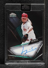 2021 Topps Chrome Black Green Refractor 93/99 Luis Castillo #CBA-LC Auto 1q7