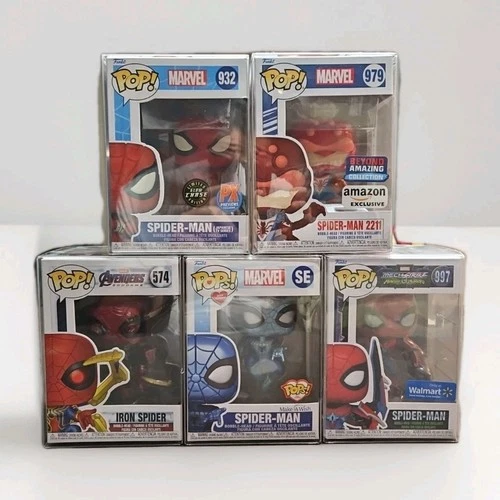 Funko Pop! Marvel Spider-Man Lot #932 #979 #574 #SE #997