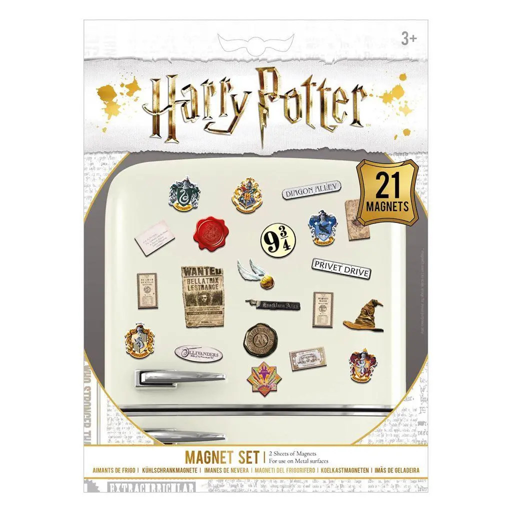 Magnete Harry Potter 21 Stück Wizardry | Ideal für Kühlschrank und Tafel | Zaubererwelt | Repositionierbar | Offizielle Lizenz | Harry Potter Geschenk - Bild 4