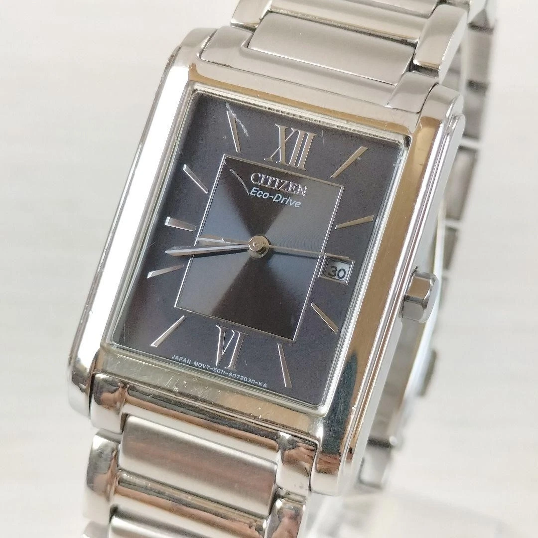 Citizen Eco-Drive Men Rectangle Wristwatches for sale | eBay