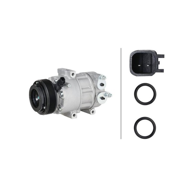 Hella Kompressor, Klimaanlage 8FK 366 201-271 >>> Easy2Fit <<< FüR Ford Volvo-image