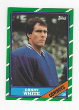 1986 TOPPS DANNY WHITE #129 DALLAS COWBOYS
