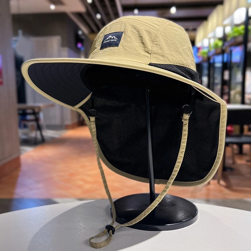 Fisherman Hat Outdoor Hiking Shawl Neck Protector Waterproof Sun Protection Cap