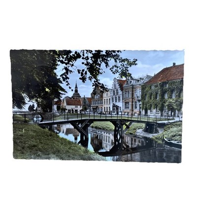 Postkarte AK Friedrichstadt Eider Mittelburgwall Gelaufen 1958 Ansichtskarte