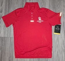 2XU Americas Cup Sailing Polo Shirt Red Performance HPM Mens Small New With Tags