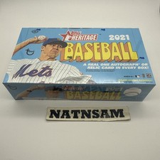 2021 Topps Heritage Unopened Factory Sealed Hobby Edition Box-24 Packs