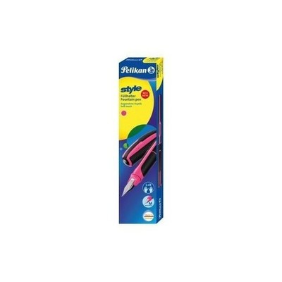 PELIKAN FÜLLHALTER FÜLLER STYLE NEONPINK NEON PINK M RECHTSHÄNDLER NEU