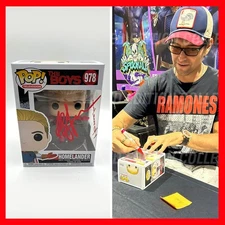 ANTONY STARR Signed Homelander Funko Pop #978 The Boys Autograph - COA & PIC