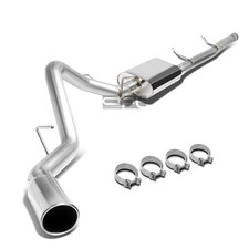 For 2007-2013 Silverado Sierra 1500 Crew Extended Cab Short Bed Catback Exhaust