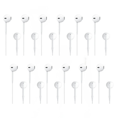 WaveSound Wired Earbuds with 3.5mm AUX Jack | No Mic & No Remote - 12 Pack