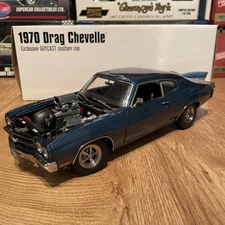 ACME 1/18 1970 Drag Chevy Chevelle GUYCAST Exclusive 1/222 A1805513