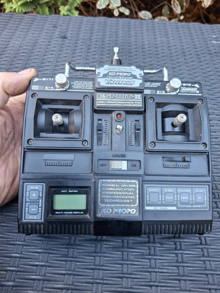 KO PROPO ESPRIT 2 II controller handset receiver transmitter 40mhz Vantage race - Image 4 of 4
