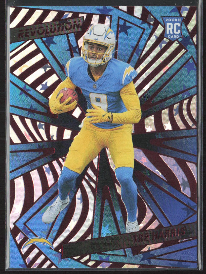 2025 Panini Revolution #243 Tre Harris Blue Astro