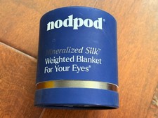 Nodpod Mineralized Silk The Weighted Blanket For Your Eyes Sleep Mask Sapphire