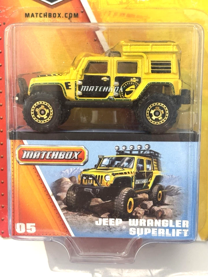 Matchbox 2013 60th Anniversary #05 Jeep Wrangler Superlift 1.64 diecast MIB MINT - Image 3 of 4