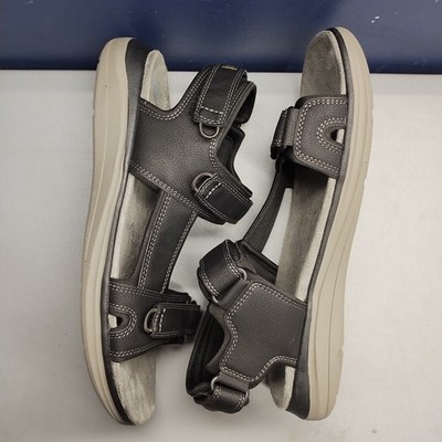 Dockers Bradburn Sport Sandals Mens 13M Black Gray Supreme 