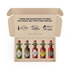 TABASCO Brand Hot Sauce Variety Pack Gift Set Includes Five Different 5 Fl Oz...