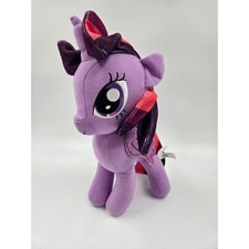 My Little Pony Twilight Sparkle Plush Toy Purple Glitter Wings Stuffed Animal