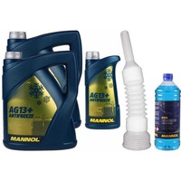 11L Mannol KüHlerfrostschutz Antifreeze AG13+ Advanced Gelb Konzentrat G13+