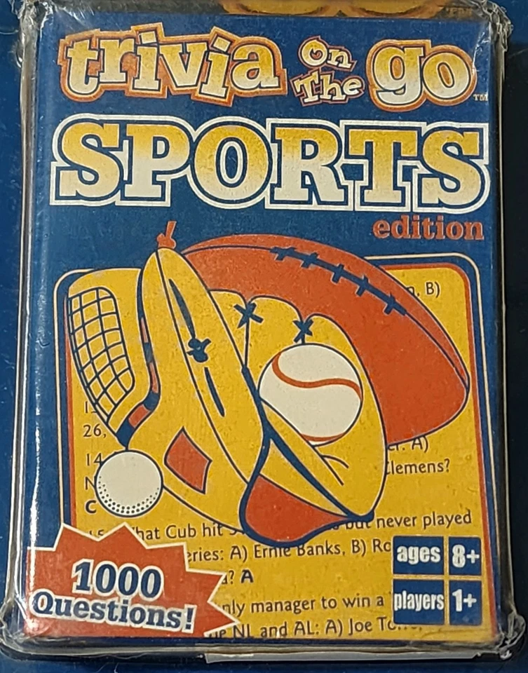 NEW Fundex Trivia On The Go” Sports Edition” Cards 2004 NOS Sealed  - Image 2 of 4
