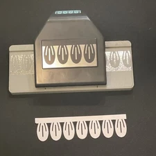 EK Success Dimensional Carnation Rolled Flower Bloom Border Punch VTG