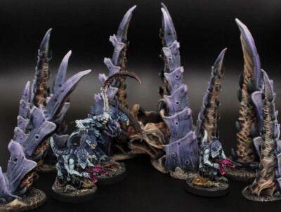 Alien Scatter Terrain - 9 Stück 28mm Sci-Fi Wargaming Bundle DnD Grimdark