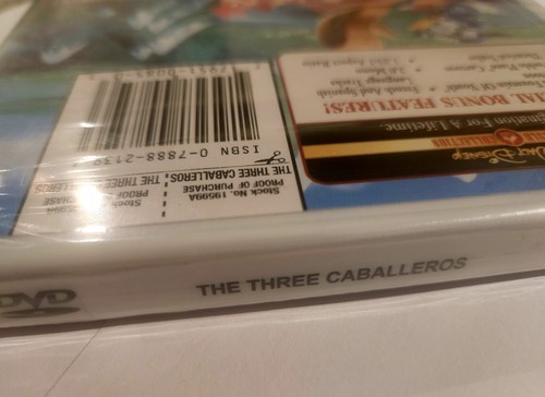 The Three Caballeros DVD Walt Disney Gold Collection SEALED NEW Bonus Features - Picture 3 of 3