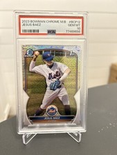 2023 Bowman Chrome Jesus Baez 1st Mojo Refractor #BCP-12 Mets/Cardinals PSA 10