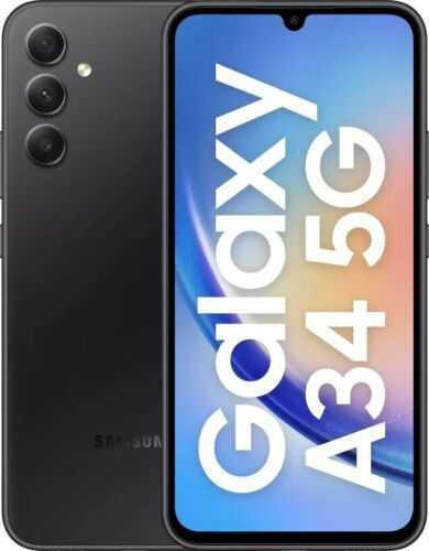 SAMSUNG Galaxy A34 5G (RAM 8GB, 256GB)6.6 48MP-Camera OctaCore Processor 5000mAh